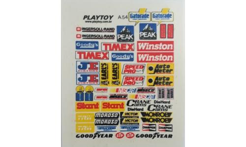 Autorama Decalque 1/64 Diversos A54